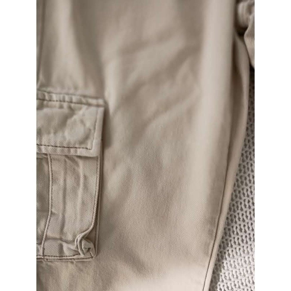 Hidden Jeans Khaki Cargo Pants Straight Leg Tan Utility Y2K Minimalist Size 25 - Picture 6 of 13